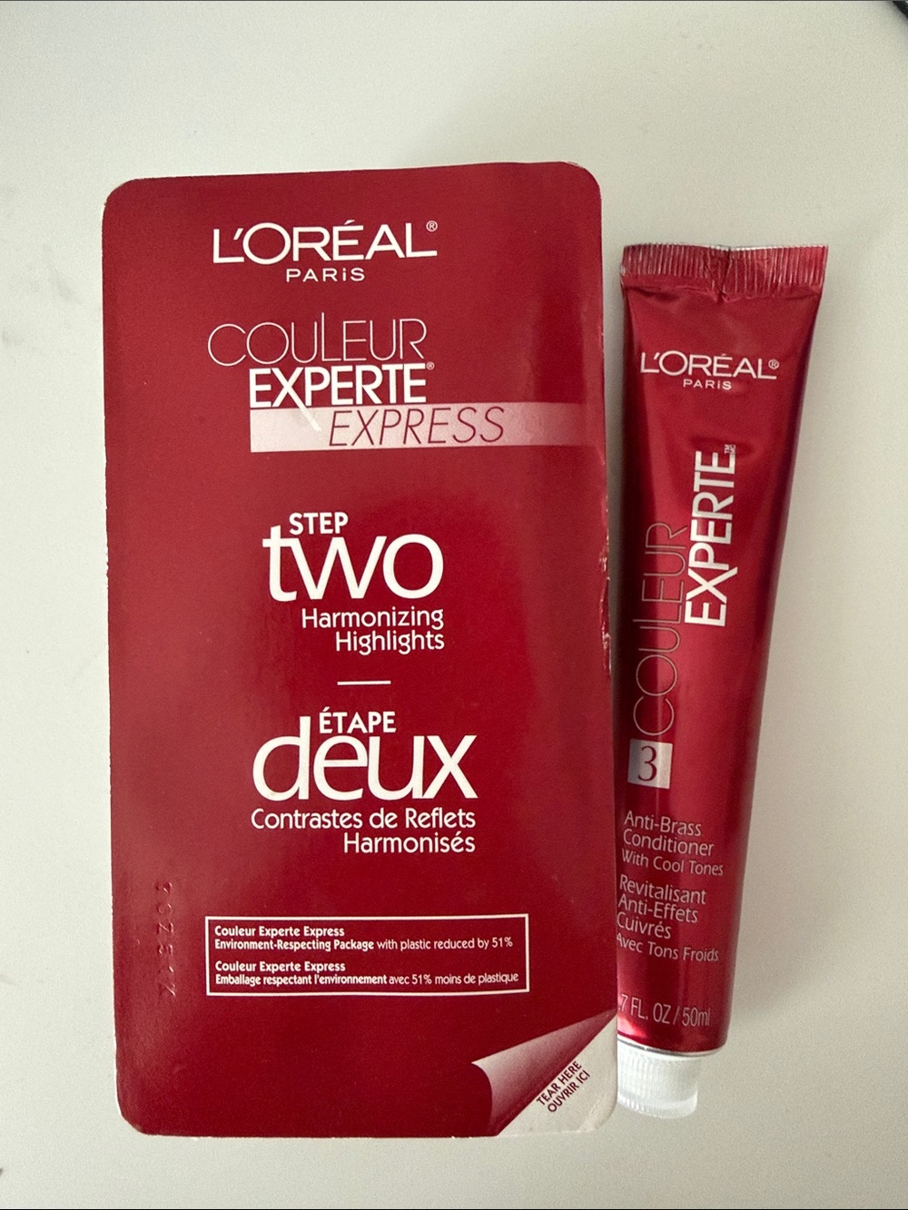 L'Oreal Couleur Experte Express - Red Anti-Brass Conditioner